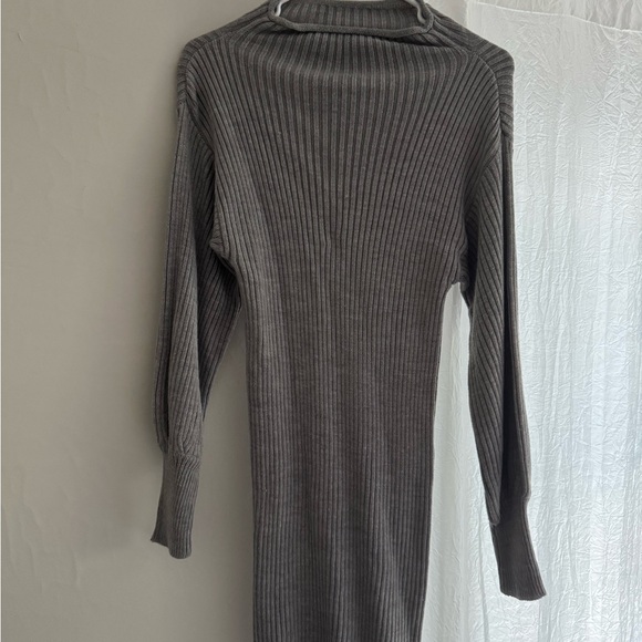 RDI Charcoal Long Sleeve Knit Dress - Picture 1 of 2